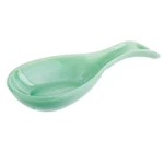 Glass Spoon Rest 8 X 3.5 1.25 Green. Fixed Price $19.01.