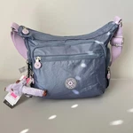 Kipling Metallic Navy/purple Gabbie Crossbody Bag Nwt. Fixed Price $67.84.