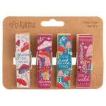 Karma Chip - Colorful Fun Food & Storage Bag Clips, One Size, Mushroom. Fixed Price $20.84.
