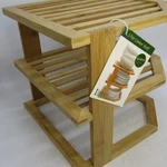 Lipper International 8883 Bamboo Wood 3-TIER Corner Kitchen Storage Shelf, 10X10. Fixed Price $26.99.