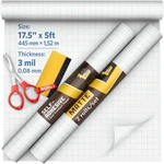 2 Pack Matte Clear Contact Paper Roll 17.5 X 5FT, Multipurpose. Fixed Price $23.72.