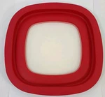 Rubbermaid Storage Container 9-3/8" Replacement 10M5M6 Red Lid Only With Window. Fixed Price $23.99.