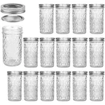 Mason Jars 12 Oz, Canning Jelly With Regular Lids, Ideal For Jam. Fixed Price $33.53.