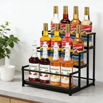 Hrusgo Coffee Syrup Rack Organizer - Metal Holder For 12 Bottles Rus.... Fixed Price $34.32.