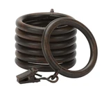 Kirsch Wrought Iron Ring With Clip 56361 777 Rust Set Of For 1" Poles. Fixed Price $14.00.