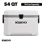 Igloo 54 Qt Marine Ultra Ice Chest Cooler, White. Fixed Price $37.49.