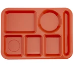Get G.e.t. 6 Compartment School Cafeteria Tray Left Handed 10 X 14 Rio Orange. Fixed Price $120.18.