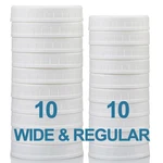 Aozita Wide Mouth & Regular, 10DAXIAO-WHITE. Fixed Price $14.31.
