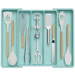 Lifewit Utensil Organizer For Kitchen Drawers, Expandable Cooking Tray. Fixed Price $19.99.