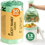 Lucky Family Green Compost Bags For Kitchen Countertop Bin Trash. Fixed Price $11.99.