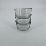Pyrex, 1 Cup 236 Ml Clear Round Glass Storage/prep Bowls Set Of. Fixed Price $21.21.