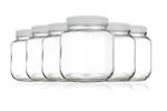 Half Gallon Glass Mason Jar Wide Mouth With Airtight Metal Lid - Safe For Fer.... Fixed Price $104.43.
