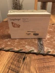 Longaberger Basket X Recipe Cards W/ Dividers #74896 New Sealed. Fixed Price $29.95.