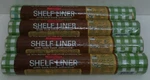4 Vtg Rubbermaid Shelf Liner Green Plaid 10FT X 12" Nos 1980 Retro Free Shipping. Fixed Price $45.00.