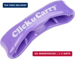 Click & Carry Grocery Bag Carrier Handle - More In Fewer Trips, 100LB Capa. Fixed Price $24.90.