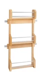 Rev-a-shelf 15" 3 Tiered Pantry Storage Spice Seasoning Rack Maple Wood, 4SR-15. Fixed Price $55.00.