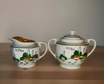 Villeroy And Bosch Cabins By The Lake Sugar Cream Set Japan. Fixed Price $25.00.