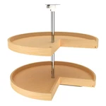 Rev-a-shelf 28" Lazy Susan Pie-cut Banded Wood, 2-SHELF, LD-4BW-942-28-1. Fixed Price $259.99.