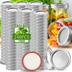 Slifejars Canning Lids And Rings Regular MOUTH,240 Pcs 70MM Mason An.... Fixed Price $86.98.