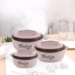 Cello Insulated Casserole Set Food Warmer 3 Pc Steel Brown Hotpot. Fixed Price $74.57.