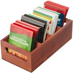 Drastar Seasoning Packet Organizer, Wood Kitchen Pantry Small, Brown. Fixed Price $29.06.