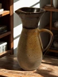 Vintage Bendigo Pottery A.l Epsom Stoneware Pitcher Jug Rustic Australian - Euc. Fixed Price $24.52.