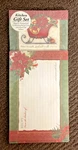 Classic Christmas -brownlow Kitchen Gift Set Magnetic Note Pad & Recipe Cards. Fixed Price $7.19.
