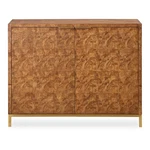 Uttermost 50083 Jethro 32"W Door Plywood - Burl / Gold. Fixed Price $1620.00.