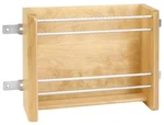 Rev-a-shelf 4WFR-15-1 Wood Classics 10-1/8"W Door Mount Aluminum Chrome. Fixed Price $56.99.