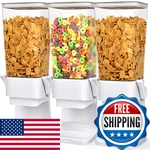 Mivvosakuki Cereal Dispenser Countertop Large Containers Storage. Fixed Price $101.54.