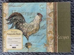 Lang Recipe Keepsake Book With Cards Rooster Weathervane Susan Winget Art (E6). Fixed Price $15.00.