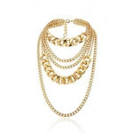 CSIYANJRY99 Chunky Gold Necklaces For Women,multilayer Punk 80S Hip Hop Neckl.... Fixed Price $16.99.
