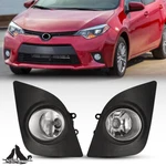 For 2014-2016 Toyota Corolla Fog Lights Front Bumper Lamps W/harness Switch Pair. Fixed Price $40.99.