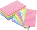 Colored Index Cards 3 5, Flash Ruled Note For School, 200 Count,. Fixed Price $8.81.