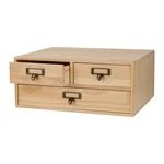 Wooden Storage Box Apothecary Drawers Vintage Desktop Organiz.... Fixed Price $57.21.