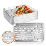 Yeuikerr 40 Pack Disposable Broiler Pans With Holes, 13.4 X 9 0.7 Inch Alum.... Fixed Price $44.02.