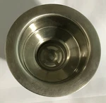Westbrass D214-07 3-1/2" Post Style Kitchen Basket Strainer, Satin Nickel. Fixed Price $45.00.