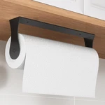 Paper Towel Holder Under Cabinet, Stainless Steel, Wall Mount, Black. Fixed Price $14.76.