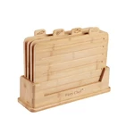 Fiery Chef 12.6"L X 9"W Bamboo Cutting Board Set Of 4 - Wood Se.... Fixed Price $59.99.