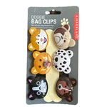 Kikkerland Puppy Bag Clips, Set Of 6, New Corgi Boston Shibu Bulldog. Fixed Price $5.58.