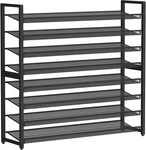 Large 8-TIER Metal Shoe Rack Holds Up 50 Pairs, Stackable Storage Solution. Fixed Price $149.99.