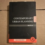 Contemporary Urban Planning 11TH Rev Special Indian Ed Levy Pb. Fixed Price $15.00.