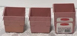 Vintage Set Of 7 Rubbermaid 2910 Drawer Organizer Interlocking 3X3X2 Pink Mauve. Fixed Price $34.95.