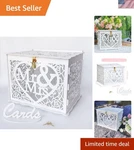 Wedding Money Box Holder With Sign, Large Rustic Wooden Diy Envelop Gift.... Fixed Price $38.28.