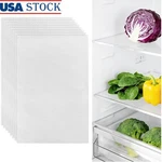 Non-slip Refrigerator Shelf Liners Eva Waterproof Mats Easy Clean 8 Pack New. Fixed Price $6.29.