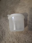 Tupperware Vtg 1493-12 Small Storage Container Frosty Base & Lid Euc. Fixed Price $5.99.