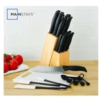 Mainstays 23 Piece Knife And Kitchen Tool Set With Wood Storage Block. Fixed Price $34.99.