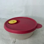 Tupperware 2645B Crystalwave 2.5CUP Bowl & Vented Seal 2648B Red 6.25" 2.25". Fixed Price $9.99.