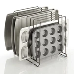 Mdesign Metal Wire Organizer Rack For Kitchen Large, Graphite Grey. Fixed Price $58.31.