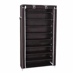 Songmics 10 Tiers Shoe Rack With Dustproof Cover Closet Storage Cabinet Org. Fixed Price $114.57.